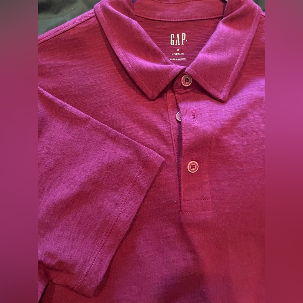 Gap men polo shirt size M
